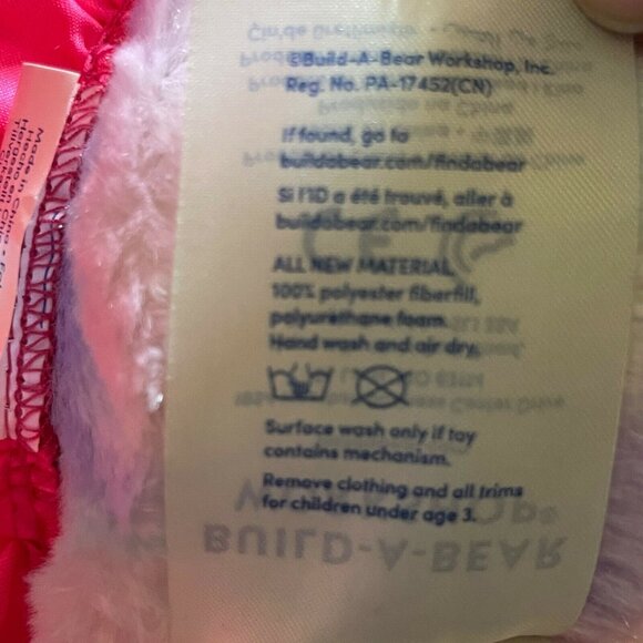 Build-A-Bear Colorful Tie Dye Plush Cat In Pink Sequin Dress 16" - Picture 7 of 12